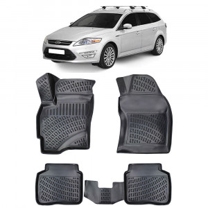 Ford Mondeo III 2000-2007 Set Covorase Auto Cauciuc Premium Umbrella accesorii pentru autoturismul tau - masina v149621