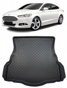 Ford Mondeo V Hatchback din 01.2015 - Prezent, Tavita Pentru Portbagaj Lux Premium Dedicata, Roata Rezerva Ingusta / Kit Reparatie *1 accesorii pentru autoturismul tau - masina v199171