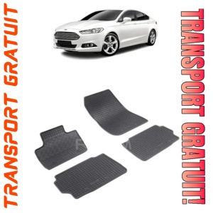 Ford Mondeo V, Hatchback, fabricat din 01.2015 - Prezent, set covorase auto dedicate, din cauciuc 100% Premium