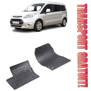 Ford Tourneo Connect II, Van, fabricat din 06.2014 - Prezent, 2 Locuri, set covorase auto dedicate, din cauciuc 100% Premium - Img 1