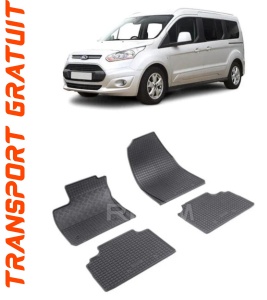 Ford Tourneo Courier, Van, fabricat din 06.2014 - Prezent, 5 Locuri, set covorase auto dedicate, din cauciuc 100% Premium accesorii pentru autoturismul tau - masina v156101