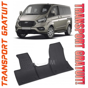 Ford Tourneo Custom fabricat din 2018 - Prezent (Cutie Automata), set covorase auto dedicate, din cauciuc 100% Premium