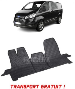 Ford Tourneo Custom, Van, fabricat din 01.2013 - Prezent, 2 Locuri, set covorase auto dedicate, din cauciuc 100% Premium - Transport Gratuit accesorii pentru autoturismul tau - masina v39608