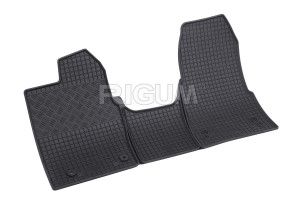 Ford Tourneo Custom, Van, fabricat din 02.2018 - Prezent, 2-3 Locuri, Manual, set covorase auto dedicate, din cauciuc 100% Premium accesorii pentru autoturismul tau - masina v157120