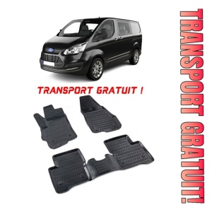 Ford Transit IV 2013-2019 Set 3 covorase auto din cauciuc tip tavita premium line 3D - Transport Gratuit!