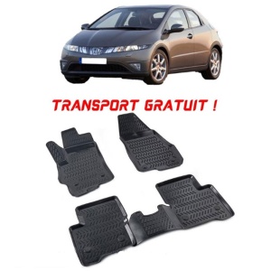Honda Civic hatckbackix 2011-2016 Set 4 covorase auto din cauciuc tip tavita premium line 3D - Transport Gratuit! accesorii pentru autoturismul tau - masina v49071