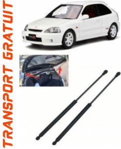 Honda Civic VI Fastback Set 2 amortizoare pentru portbagaj / haion Krosno compatibil cu Honda Civic VI Fastback Hatchback fabricat intre 1997-2001 accesorii pentru autoturismul tau - masina v89243