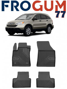 Honda Cr-V III Din 2007 - 09.2012, Suv , Set Covorase Auto Tip Tavita Premium 3D, din cauciuc accesorii pentru autoturismul tau - masina v163660
