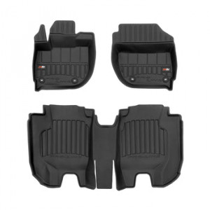 Honda Hr-V II, Suv, Din 09.2015 - Prezent , Set Covorase Auto Tip Tavita Premium 3D, din cauciuc accesorii pentru autoturismul tau - masina v170919
