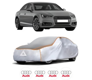 Husa Prelata Antigrindina Auto AUDI A4 B9 (8W2, 8WC) din 2015-2021, Protectie auto contra intemperiilor la grindina, Waterproof, 4x Stickere auto AUDI - Img 2