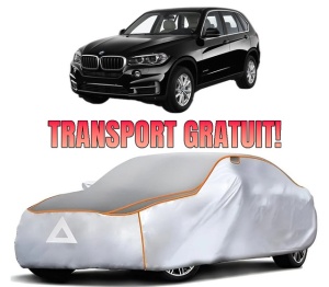 Husa Prelata Antigrindina Auto BMW Seria X5 (F15, F85) din 2013-2018, Protectie auto contra intemperiilor la grindina, Waterproof, 4x Stickere auto BMW