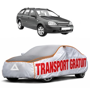 Husa Prelata Antigrindina Auto CHEVROLET LACETTI Estate (J200) din 2005-2013, Protectie auto contra intemperiilor la grindina, Waterproof, 4x Stickere auto CHEVROLET