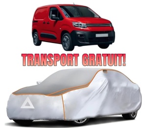 Husa Prelata Antigrindina Auto CITROEN BERLINGO Box Body/MPV (K9) din 2018-2021, Protectie auto contra intemperiilor la grindina, Waterproof, 4x Stickere auto CITROEN