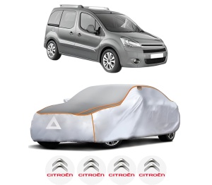 Husa Prelata Antigrindina Auto CITROEN BERLINGO MULTISPACE (B9) din 2008-2021, Protectie auto contra intemperiilor la grindina, Waterproof, 4x Stickere auto CITROEN - Img 2