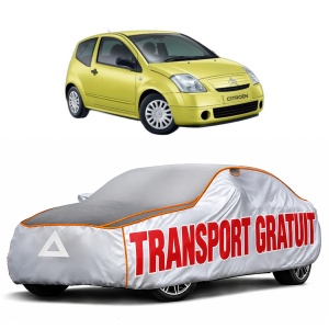 Husa Prelata Antigrindina Auto CITROEN C2 ENTERPRISE (JG_) din 2003-2009, Protectie auto contra intemperiilor la grindina, Waterproof, 4x Stickere auto CITROEN
