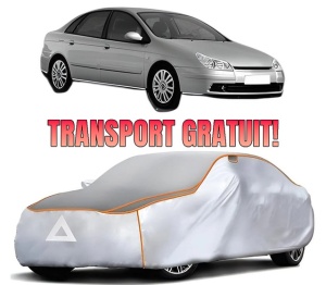 Husa Prelata Antigrindina Auto CITROEN C5 II (RC_) din 2004-2008, Protectie auto contra intemperiilor la grindina, Waterproof, 4x Stickere auto CITROEN