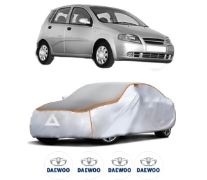 Husa Prelata Antigrindina Auto DAEWOO KALOS (KLAS) din 2002-2003, Protectie auto contra intemperiilor la grindina, Waterproof, 4x Stickere auto DAEWOO - Img 2