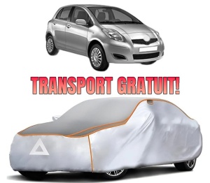Husa Prelata Antigrindina Auto DAIHATSU CHARADE VIII din 2011, Protectie auto contra intemperiilor la grindina, Waterproof, 4x Stickere auto DAIHATSU