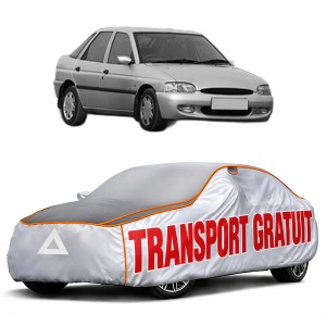 Husa Prelata Antigrindina Auto FORD ESCORT CLASSIC (AAL, ABL) din 1998-2000, Protectie auto contra intemperiilor la grindina, Waterproof, 4x Stickere auto FORD
