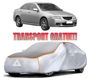 Husa Prelata Antigrindina Auto HONDA ACCORD VII (CL, CN) din 2002-2008, Protectie auto contra intemperiilor la grindina, Waterproof, 4x Stickere auto HONDA