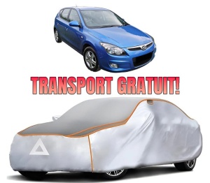 Husa Prelata Antigrindina Auto HYUNDAI i30 (FD) din 2007-2011, Protectie auto contra intemperiilor la grindina, Waterproof, 4x Stickere auto HYUNDAI