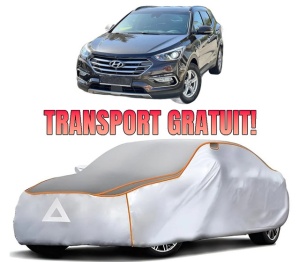 Husa Prelata Antigrindina Auto HYUNDAI SANTA FÉ III (DM, DMA) din 2012-2018, Protectie auto contra intemperiilor la grindina, Waterproof, 4x Stickere auto HYUNDAI