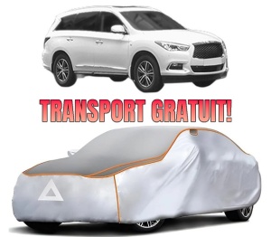 Husa Prelata Antigrindina Auto INFINITI QX60 din 2012-2021, Protectie auto contra intemperiilor la grindina, Waterproof, 4x Stickere auto INFINITI