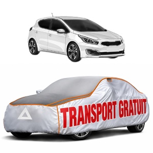 Husa Prelata Antigrindina Auto KIA CEED (CD) din 2018-2021, Protectie auto contra intemperiilor la grindina, Waterproof, 4x Stickere auto KIA