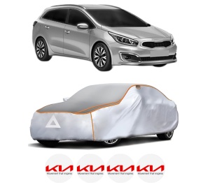 Husa Prelata Antigrindina Auto KIA CEED Combi Van (CD) din 2019, Protectie auto contra intemperiilor la grindina, Waterproof, 4x Stickere auto KIA - Img 2