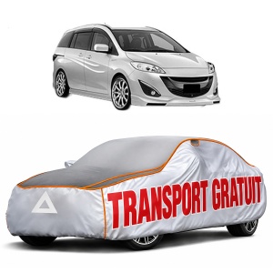 Husa Prelata Antigrindina Auto MAZDA 5 (CW) din 2010, Protectie auto contra intemperiilor la grindina, Waterproof, 4x Stickere auto MAZDA