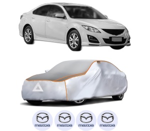 Husa Prelata Antigrindina Auto MAZDA 6 Hatchback (GH) din 2007-2013, Protectie auto contra intemperiilor la grindina, Waterproof, 4x Stickere auto MAZDA - Img 2