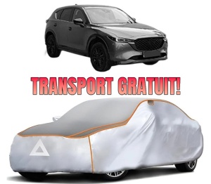 Husa Prelata Antigrindina Auto MAZDA CX-5 (KF) din 2016-2023, Protectie auto contra intemperiilor la grindina, Waterproof, 4x Stickere auto MAZDA