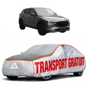 Husa Prelata Antigrindina Auto MAZDA CX-5 (KF) din 2016-2023, Protectie auto contra intemperiilor la grindina, Waterproof, 4x Stickere auto MAZDA