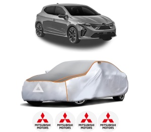 Husa Prelata Antigrindina Auto MITSUBISHI COLT VII Hatchback (VB_) din 2023, Protectie auto contra intemperiilor la grindina, Waterproof, 4x Stickere auto MITSUBISHI - Img 2