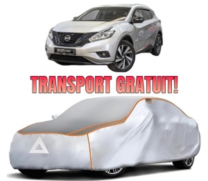 Husa Prelata Antigrindina Auto NISSAN MURANO III (Z52_) din 2016, Protectie auto contra intemperiilor la grindina, Waterproof, 4x Stickere auto NISSAN