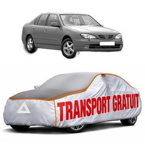 Husa Prelata Antigrindina Auto NISSAN PRIMERA (P11) din 1996-2001, Protectie auto contra intemperiilor la grindina, Waterproof, 4x Stickere auto NISSAN