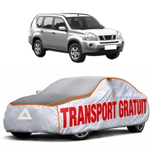 Husa Prelata Antigrindina Auto NISSAN X-TRAIL II (T31) din 2007-2014, Protectie auto contra intemperiilor la grindina, Waterproof, 4x Stickere auto NISSAN