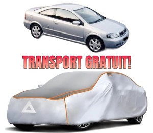 Husa Prelata Antigrindina Auto OPEL ASTRA G Coupe (T98) din 2000-2005, Protectie auto contra intemperiilor la grindina, Waterproof, 4x Stickere auto OPEL