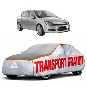 Husa Prelata Antigrindina Auto OPEL ASTRA H (A04) din 2004-2014, Protectie auto contra intemperiilor la grindina, Waterproof, 4x Stickere auto OPEL