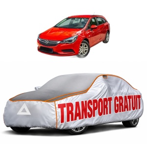 Husa Prelata Antigrindina Auto OPEL ASTRA K (B16) din 2015-2022, Protectie auto contra intemperiilor la grindina, Waterproof, 4x Stickere auto OPEL