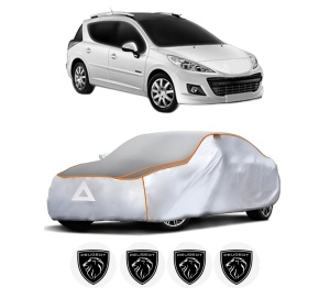 Husa Prelata Antigrindina Auto PEUGEOT 207 SW Estate Van (WK_) din 2007-2012, Protectie auto contra intemperiilor la grindina, Waterproof, 4x Stickere auto PEUGEOT - Img 2