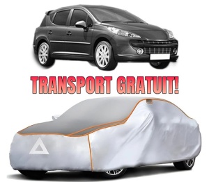 Husa Prelata Antigrindina Auto PEUGEOT 207 SW (WK_) din 2007-2013, Protectie auto contra intemperiilor la grindina, Waterproof, 4x Stickere auto PEUGEOT