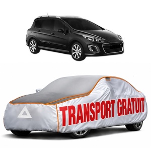 Husa Prelata Antigrindina Auto PEUGEOT 308 SW I Estate Van (4E_) din 2008-2012, Protectie auto contra intemperiilor la grindina, Waterproof, 4x Stickere auto PEUGEOT
