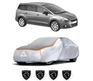 Husa Prelata Antigrindina Auto PEUGEOT 5008 (0U_, 0E_) din 2009-2017, Protectie auto contra intemperiilor la grindina, Waterproof, 4x Stickere auto PEUGEOT - Img 2
