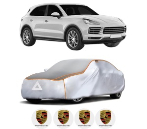 Husa Prelata Antigrindina Auto PORSCHE CAYENNE (9YA) din 2017-2023, Protectie auto contra intemperiilor la grindina, Waterproof, 4x Stickere auto PORSCHE - Img 2