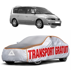 Husa Prelata Antigrindina Auto RENAULT ESPACE IV (JK0/1_) din 2002-2015, Protectie auto contra intemperiilor la grindina, Waterproof, 4x Stickere auto RENAULT