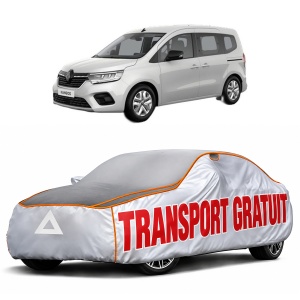 Husa Prelata Antigrindina Auto RENAULT KANGOO III Box Body/MPV din 2021-2022, Protectie auto contra intemperiilor la grindina, Waterproof, 4x Stickere auto RENAULT