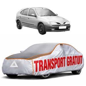 Husa Prelata Antigrindina Auto RENAULT MEGANE I (BA0/1_) din 1996-2008, Protectie auto contra intemperiilor la grindina, Waterproof, 4x Stickere auto RENAULT
