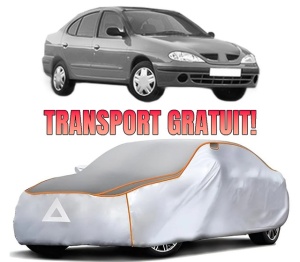 Husa Prelata Antigrindina Auto RENAULT MEGANE I Classic (LA0/1_) din 1996-2008, Protectie auto contra intemperiilor la grindina, Waterproof, 4x Stickere auto RENAULT