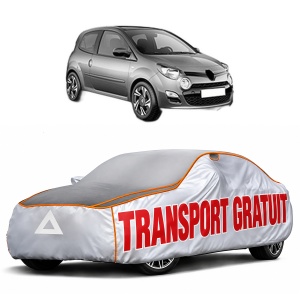 Husa Prelata Antigrindina Auto RENAULT TWINGO II (CN0_) din 2007-2014, Protectie auto contra intemperiilor la grindina, Waterproof, 4x Stickere auto RENAULT